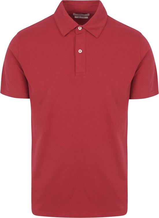 King Essentials The James Poloshirt Rood - Maat M - Heren - Polo shirt Heren met Korte mouw