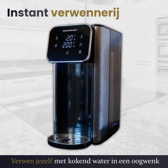 CuisineKing Heetwaterdispenser 3.0L Touch Display Warm Waterdispenser 2600w Instant Waterkoker Heetwatertap Incl Filter 566967399