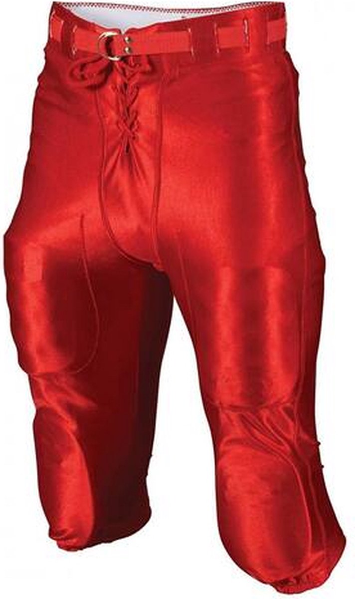 Rawlings F4590 Adult Pants XL Scarlet Gamepants voor Sport American Football