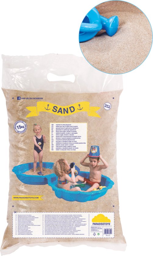Paradiso Toys speelzand gewassen 15 kg