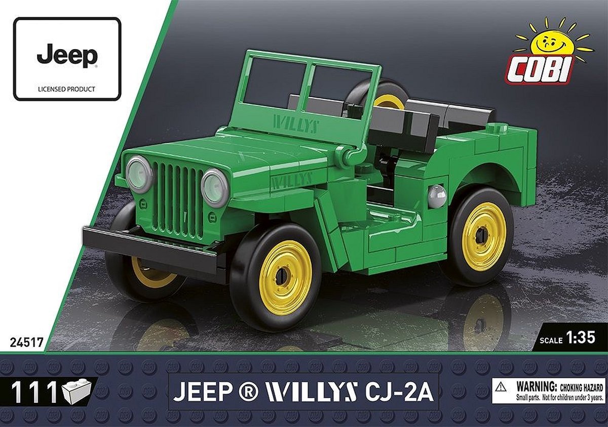 COBI Jeep Willys CJ-2A: bouwset met militaire details