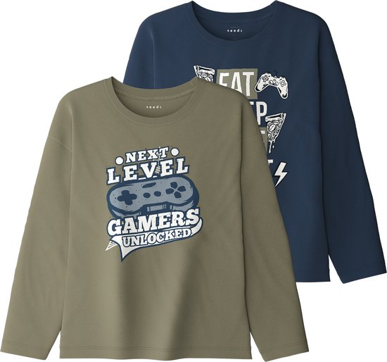 NAME IT - NKMVICTOR 2P LS RLX TOP - Garçons - Chemises à manches longues