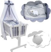 Vitalispa Kinderbed – 40x90 Met rollen Wit