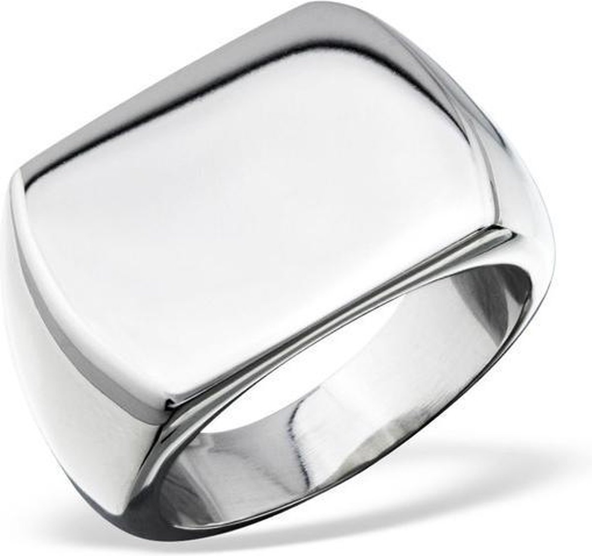 Amanto Ring Avish - Heren - 316L Staal - 16 x 21 mm - Maat 66 - 21