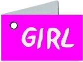 32 naamkaartjes 'girl'