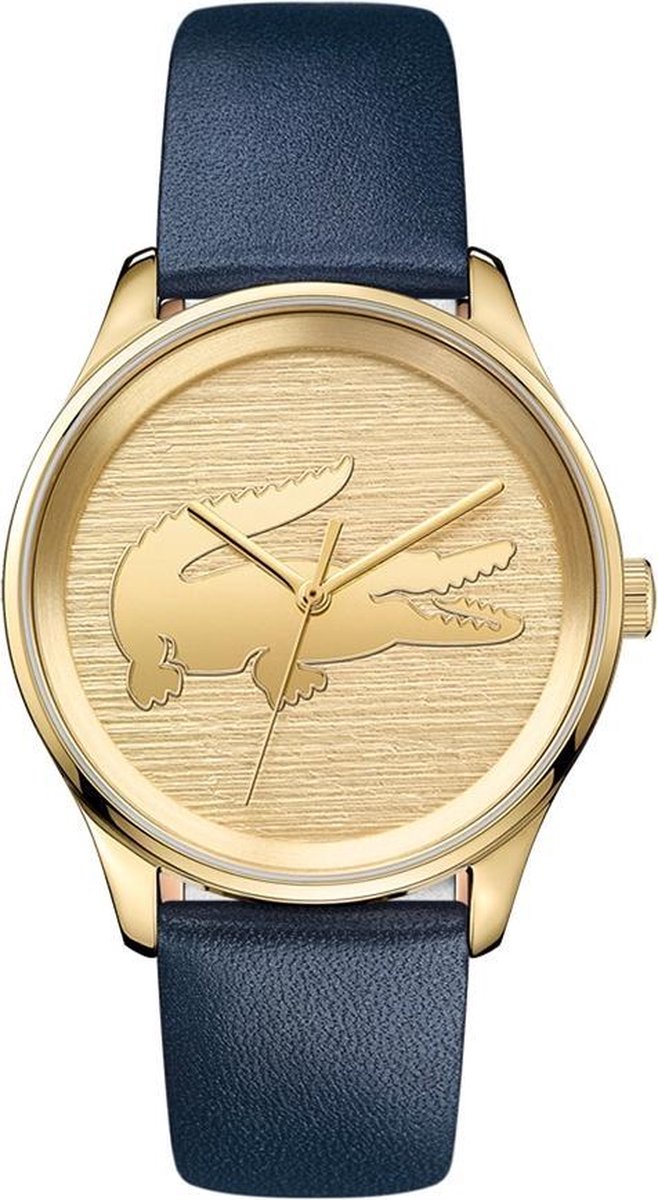Lacoste LC2000996 horloge dames - blauw - edelstaal doubl�