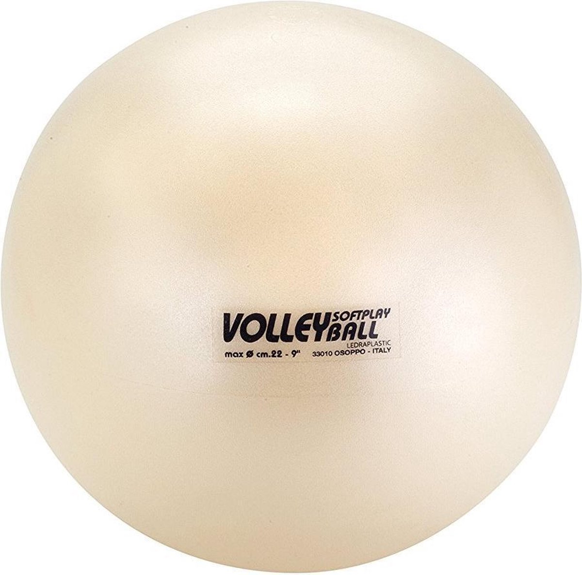 Gymnic | Lichtgewicht Volleybal bal Softplay 220 g | dia 22 cm, wit