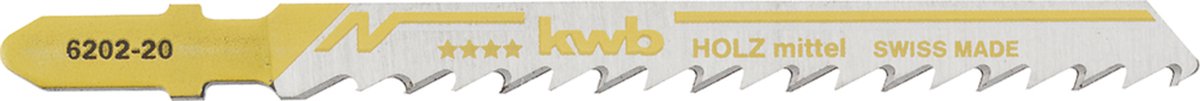 KWB Decoupeerzaagbladen - Middel Hout 6202-25