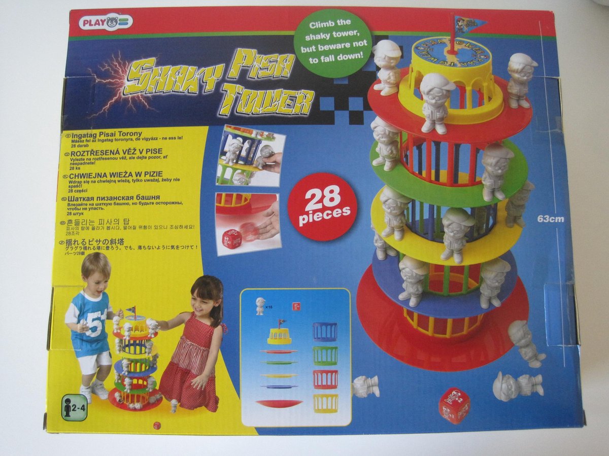 Playgo Evenwichtsspel Toren Van Pisa 63 Cm | Games | bol.com