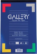Gallery schrijfblok, ft A4, gelijnd, blok van 100 vel per 10 stuks