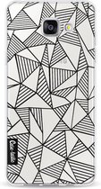 Casetastic Softcover Samsung Galaxy A5 (2016) - Abstraction Lines Black Transparent