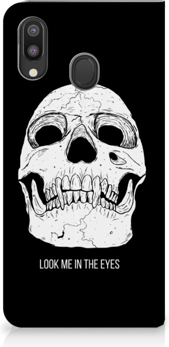 Mobiel BookCase Samsung Galaxy M20 Skull Eyes