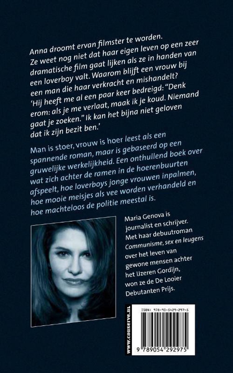 Man is stoer, vrouw is hoer, Maria Genova 9789054292975 Boeken bol