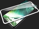 Xssive - Full Cover Glasfolie voor Apple iPhone X - Tempered Glass - Wit