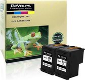 ReYours Inktcartridge compatible HP 336 XL - HP 336XL Alternatief - Zwart - 2 pack