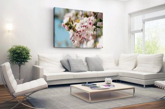 Spring Blossom Canvas 180x120 cm - Tirage photo sur toile (Décoration murale salon / chambre) / Peintures Fleurs sur toile XXL / Groot format!