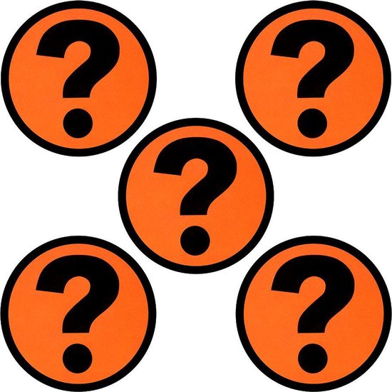 5 aimants pour tableau blanc Point d'interrogation