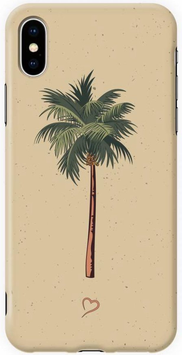 Fashionthings Paradise Palmboom iPhone XS Max Hoesje / Cover - Eco-friendly - Softcase
