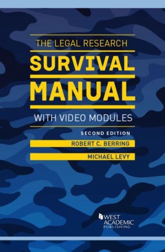Career GuidesThe Legal Research Survival Manual with Video Modules