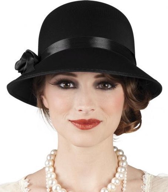 Charleston hoed zwart voor dames | bol.com