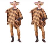 2x Poncho El Sancho one size