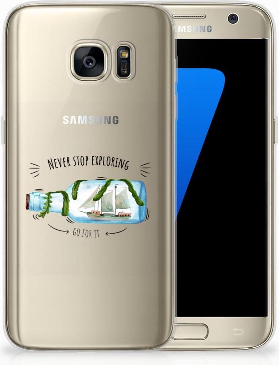 Samsung Galaxy S7 Telefoonhoesje met Naam Boho Bottle