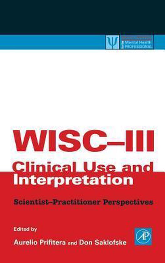 WISC-III Clinical Use and Interpretation - cover