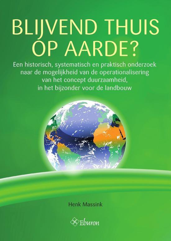 Cover van het boek 'Blijvend thuis op aarde?' van Henk Massink