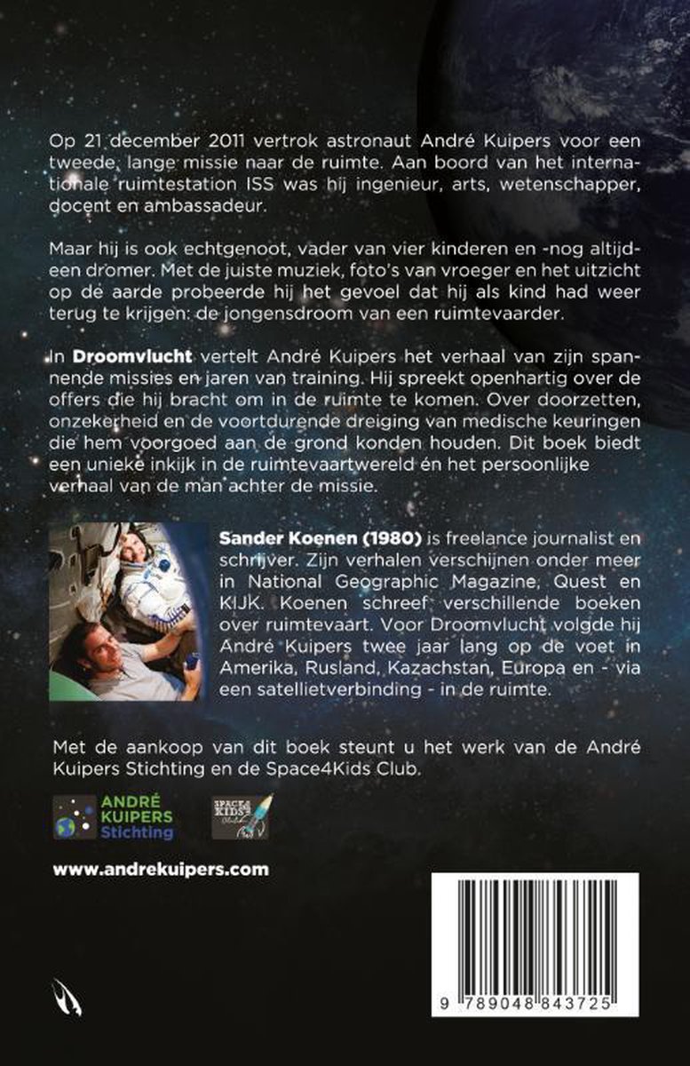 Droomvlucht - back cover