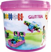 Clics bouwblokken- Glitter bouwset 8 in 1 - speelgoed 4 jaar jongens & meisjes en ouder- educatief speelgoed- Montessori speelgoed- constructie speelgoed