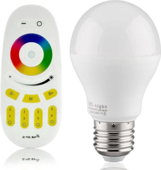 Ruilhandel klein Ongrijpbaar RGBW 6W LED Lamp met Afstandsbediening | bol.com