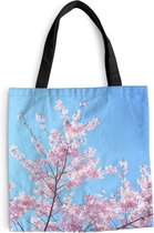 Sac bandoulière - Sac de plage - Shopper Blossom Tree - Japon - Printemps - 40x40 cm - Sac en coton