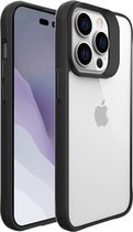iMoshion Hoesje Geschikt voor iPhone 14 Pro Max Hoesje - iMoshion Rugged Hybrid Case - Zwart / Transparant