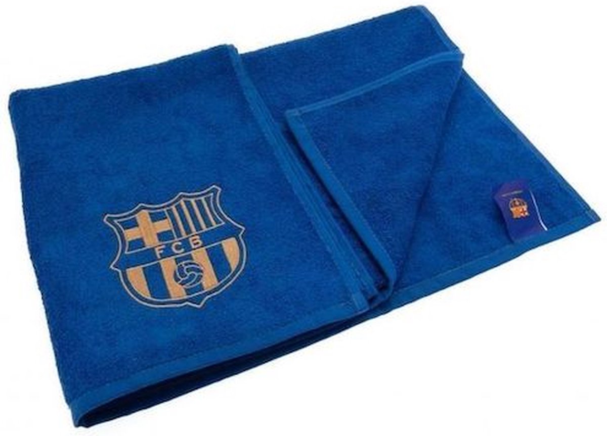 FC Barcelona Embroidered Towel (Blue)