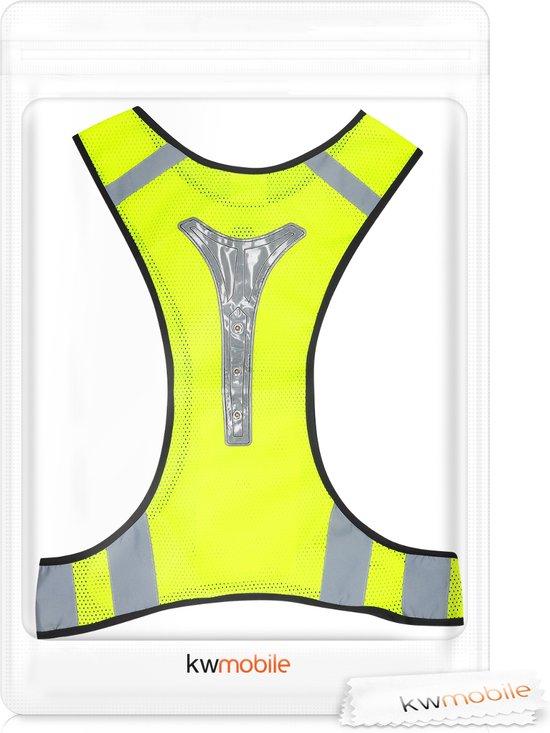 Lot De 2 Clips LED Clignotants Pour Jogging - Sécurité Visibilité Nuit - 3 Modes (continu, Tamisé, Clignotant) - Avec Bracelets Scratch Et Piles - 4