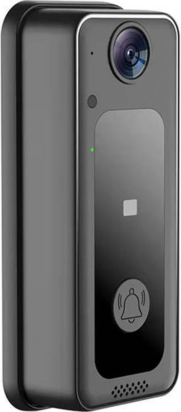 Aigostar - Draadloze deurbel 3xAA IP44 zwart/wit
