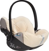 Koeka 3-delige hoes voor Cybex baby autostoel - corduroy - warm wit