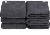 Serviette Knit Factory Ivy Anthracite - 60x110