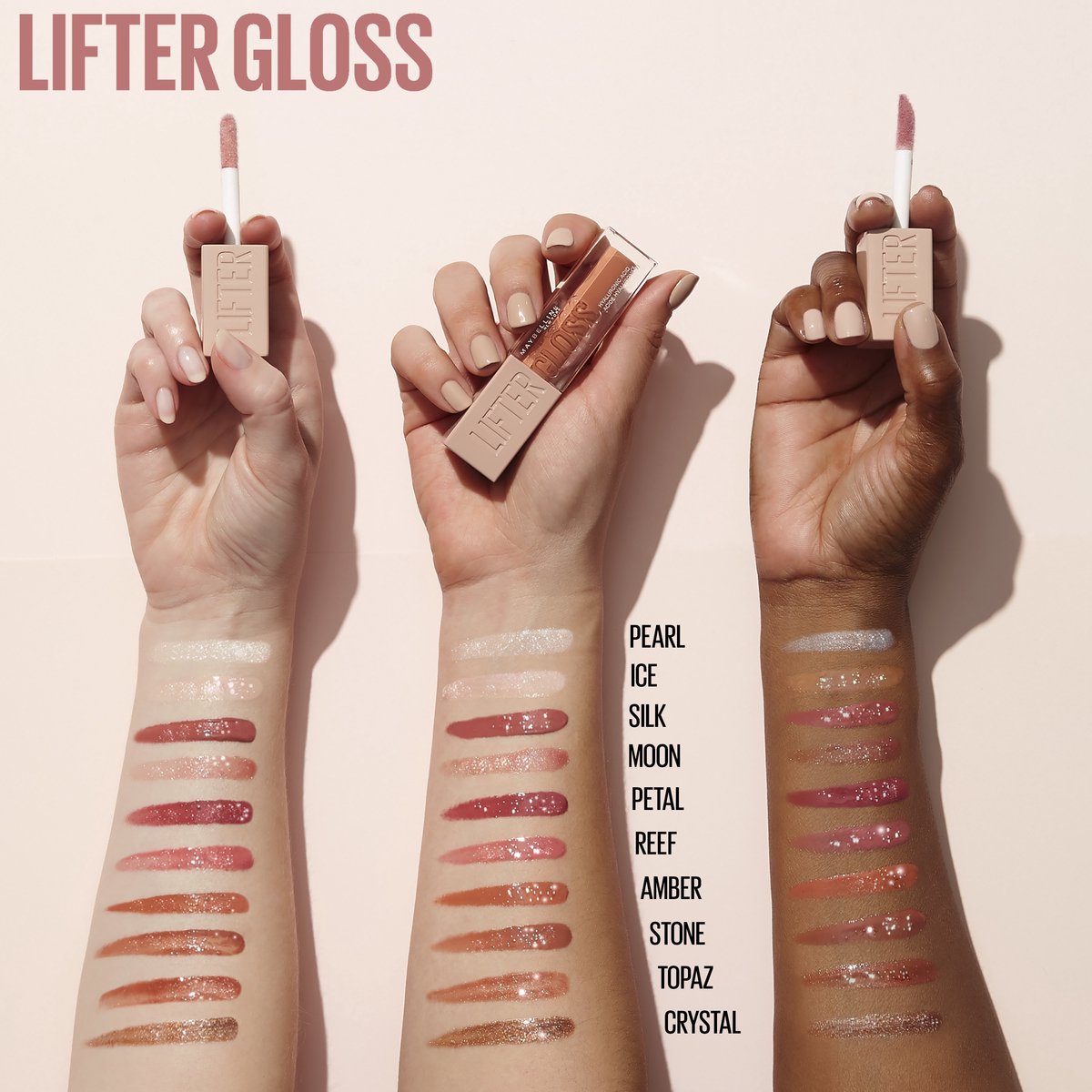 Maybelline New York - Lifter Gloss Lipgloss - 3 Moon - Roze - Glanzende Lipgloss - Lippen met een glossy, vollere look - 5,4ml — cadeau in Verzorging - foto 6