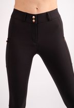 Pantalon d'équitation Montar Holly Rose Gold Logo Noir - 40 | Noir | Pantalon d'équitation
