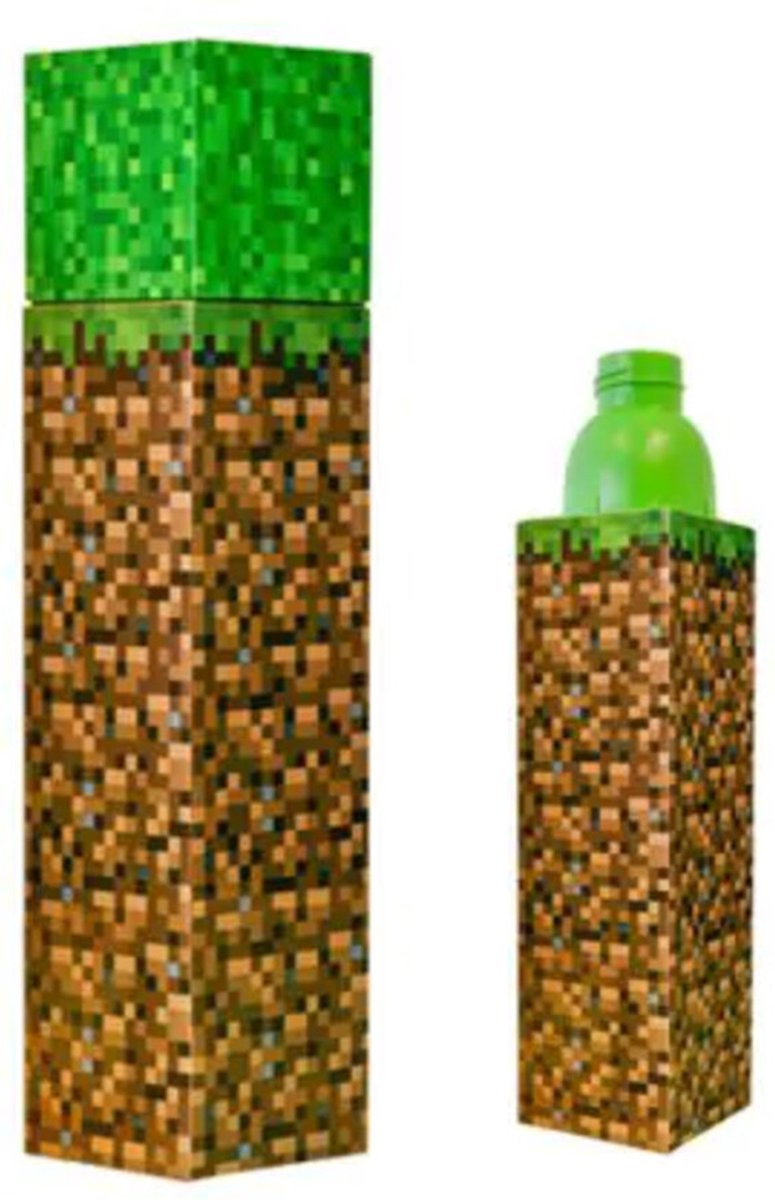 Gourde Minecraft plastique sans bpa boîte 400 ml