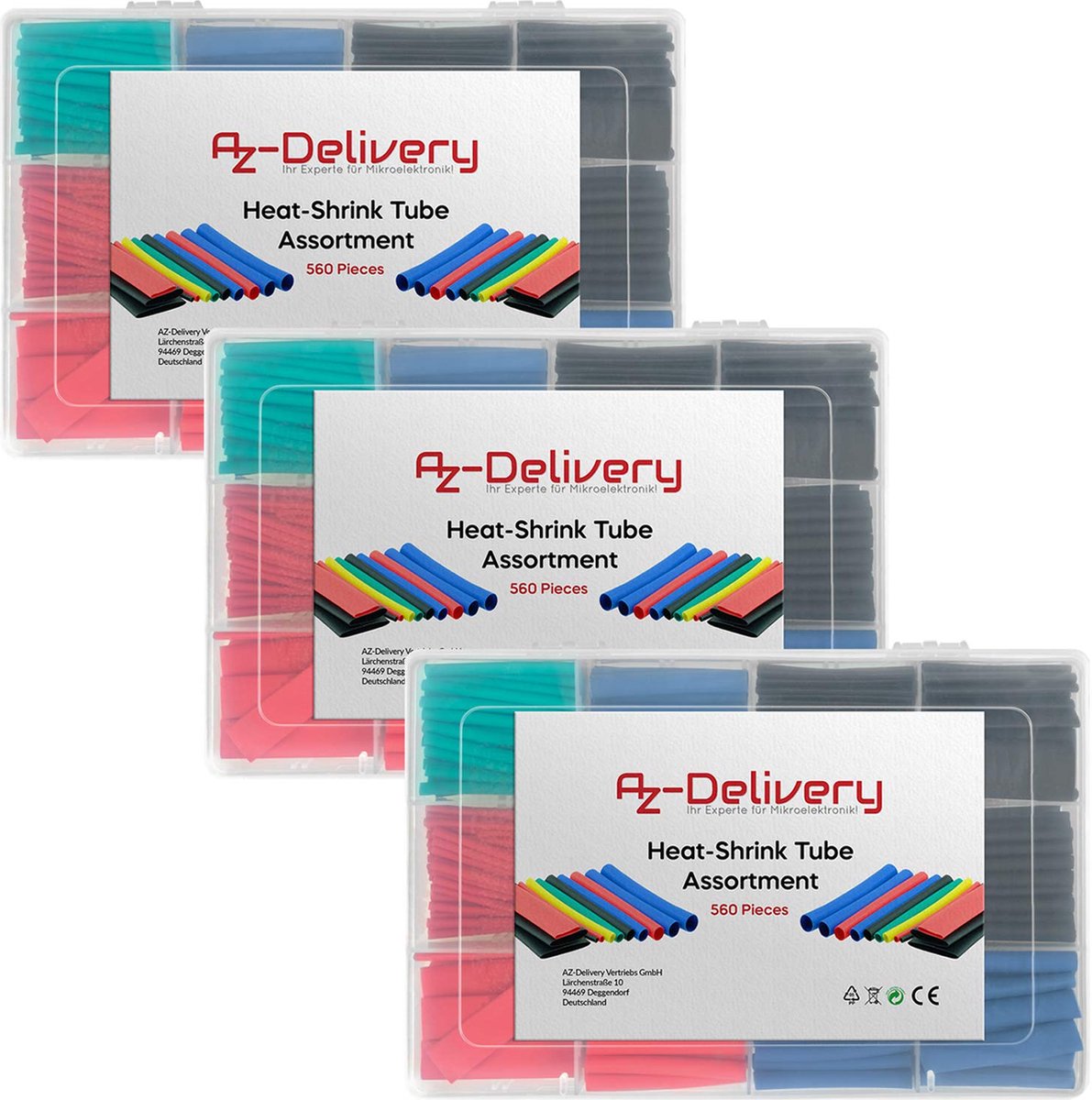 ASSORTIMENT DE GAINES THERMORÉTRACTABLES SACHET 40 PIÈCES X 120MM - 0062617