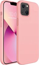 ShieldCase geschikt voor Apple iPhone 14 silicone case - roze - Siliconen hoesje - Shockproof case hoesje - Backcover case - Bescherming