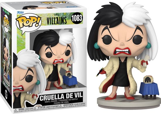 Funko Cruella de Vil - Funko Pop! - Disney Villains Figuur - 9cm