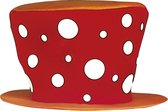 Widmann - Clown & Nar Kostuum - Malle Clownshoed Rood - rood - Carnavalskleding - Verkleedkleding