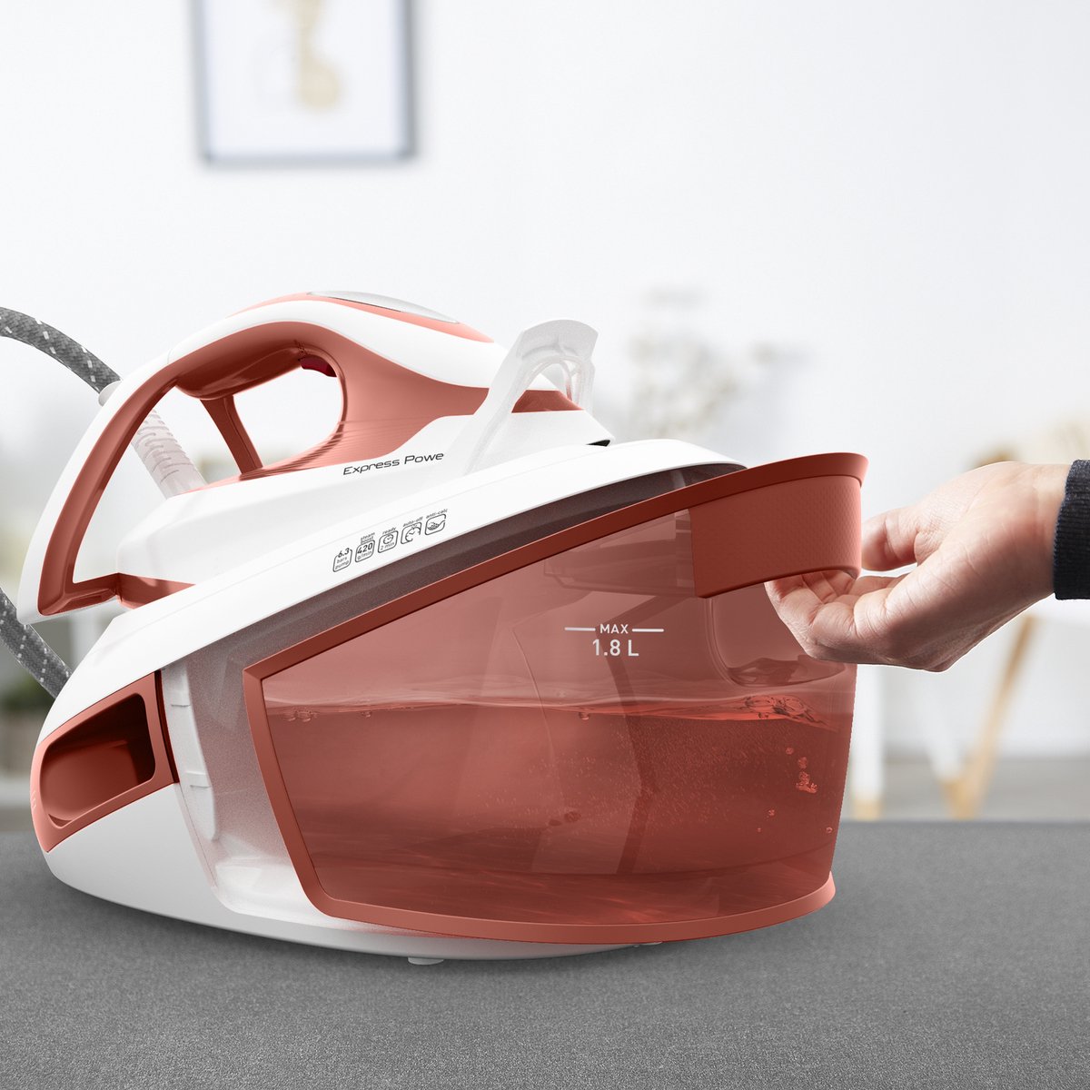Tefal Express Power SV8110 - Stoomgenerator - 6.3 Bar - 120 g/min Stoomafgifte - Anti-Kalk - Snel Opwarmen — afbeelding 4