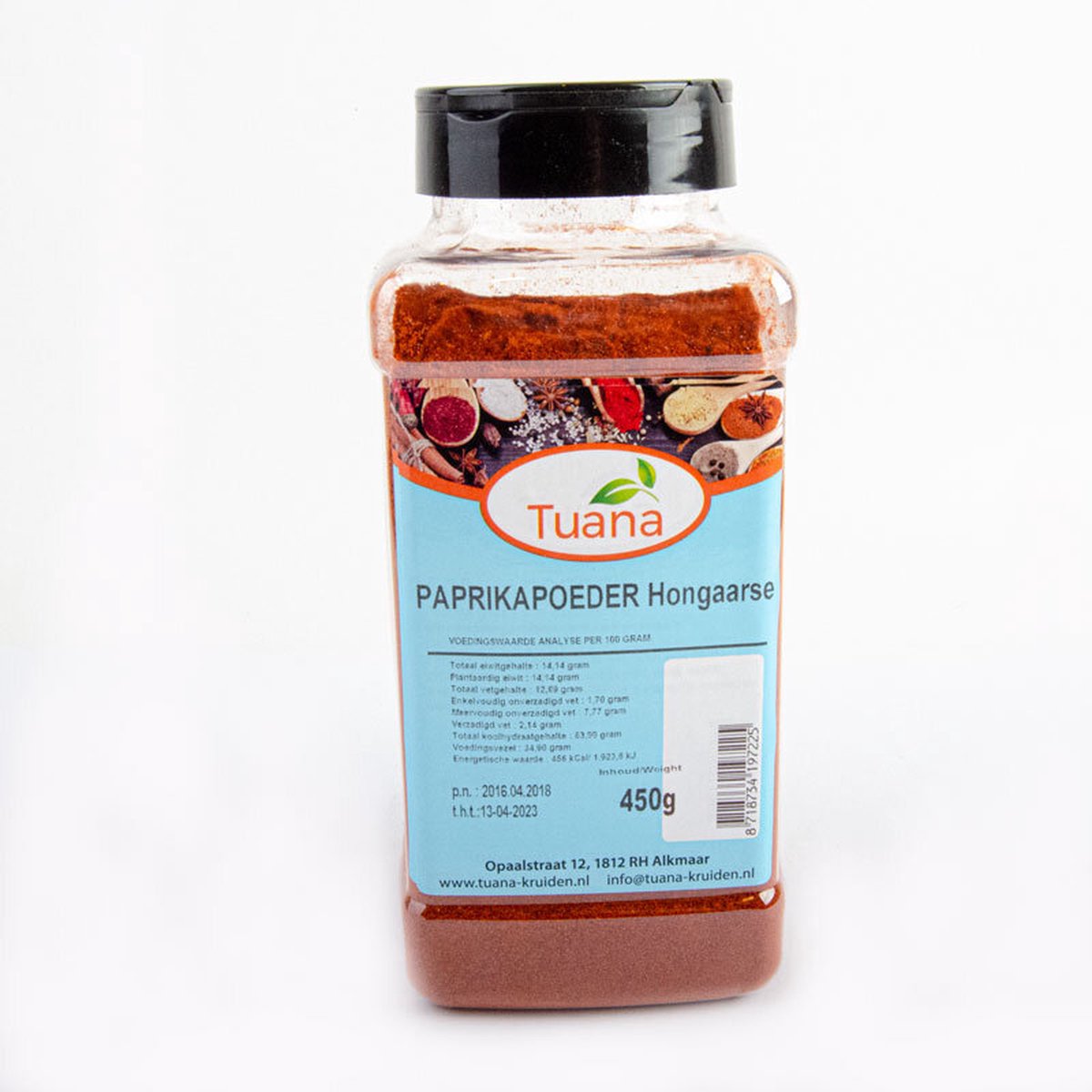 Goedkoopste Tuana Kruiden - Paprika Hongaars - 150 Gram - Kruiden Zonder Zout - MP-P-0004
