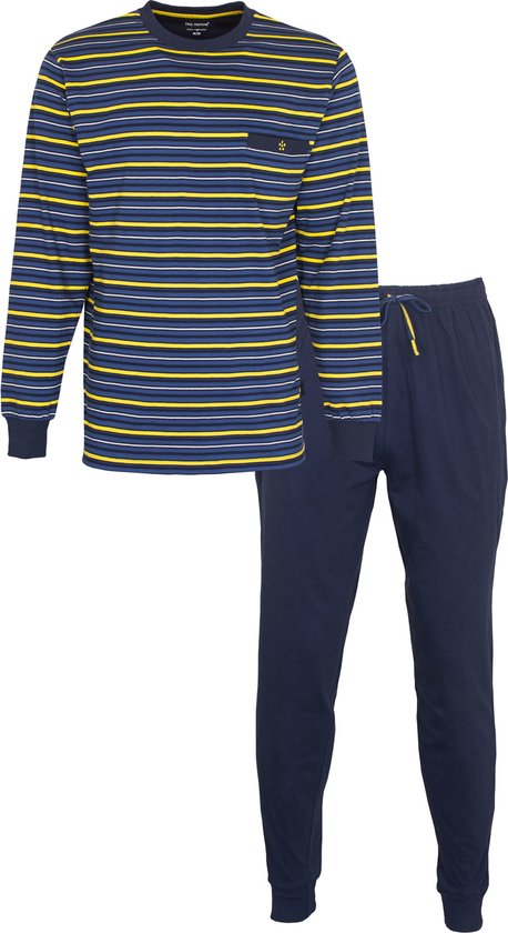 Paul Hopkins Heren Pyjama Blauw PHPYH1202A - Maten:
