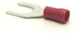 Bofix 246608 AMP Kabelschoen vork M8 rood p/25