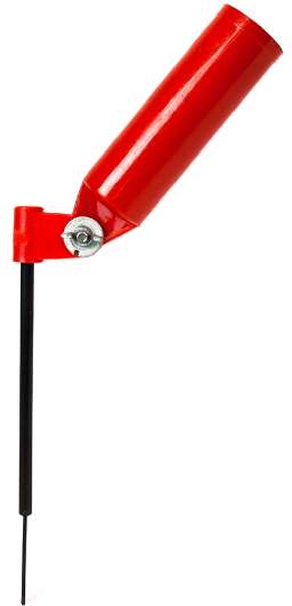 X2 Kokersteun -Hengelsteun - Compact - Opklapbaar - Rood van Merkloos — afbeelding 3